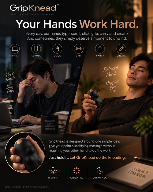 GripKnead™ Palm Massager